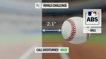 Bobby Witt Jr. walks after ABS challenge