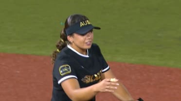 Alyssa Brito flashes the leather