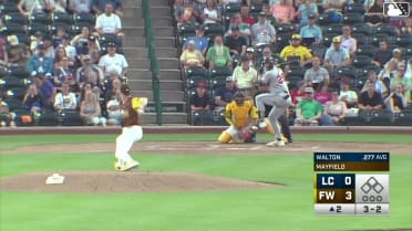 Aaron Walton homers (10) on a fly ball to left center field.