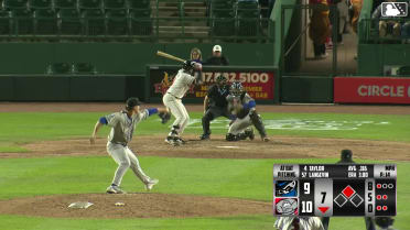 Devin Taylor singles on a ground ball to right fielder Erick Torres. Casey Yamauchi scores.
