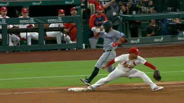 Thomas Saggese nabs the runner after review