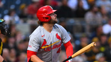 Alec Burleson's RBI ground-rule double