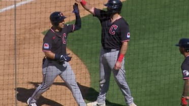 Steven Kwan's two-run homer