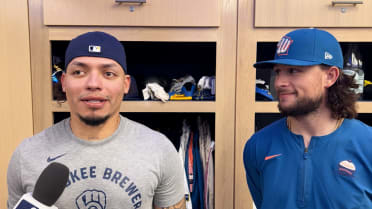 William Contreras on Misiorowski: 'Very proud of him'