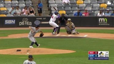 Hendry Mendez homers (4) on a fly ball to center field. Kaelen Culpepper scores.