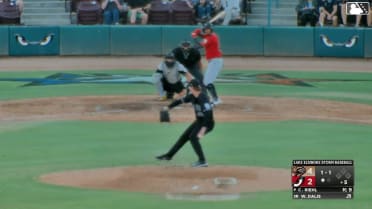 Wilder Dalis singles on a ground ball to shortstop Jose Verdugo. Ashly Andujar scores.