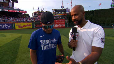 Ceddane Rafaela discusses center field defense