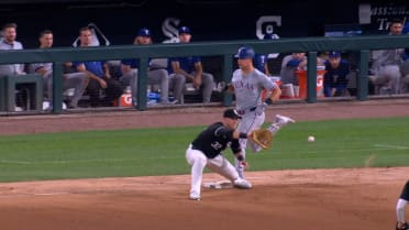 Nathaniel Lowe safe at first after review