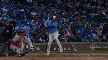 Ian Happ's RBI double