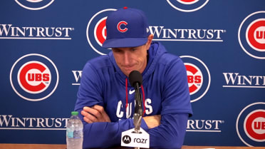 Craig Counsell discusses the Cubs' 7-3 win vs. Braves