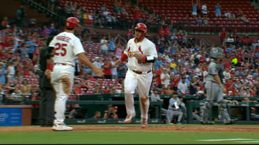 Yohel Pozo scores on an error