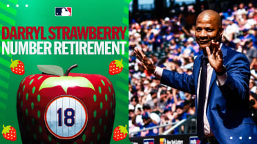 Darryl Strawberry's No. 18 officially retired