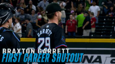 Braxton Garrett's 1st career shutout