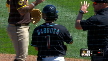 Jorge Barrosa's two-run triple