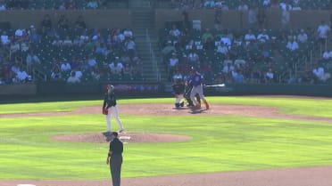 Kevin Alcántara's two-run home run