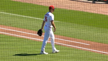Michael McGreevy strikes out Griffin Conine