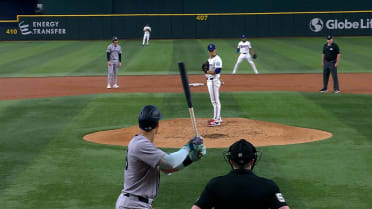 Jack Leiter strikes out Aaron Judge looking