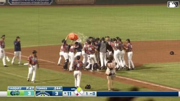 Erick Torres hits a walk-off double