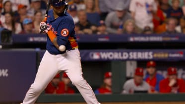 Maldonado gets hit by a pitch