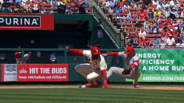 Jordan Walker safe at second after challenge