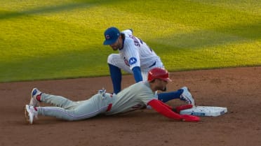 Miguel Amaya nabs Trea Turner stealing second