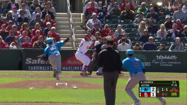 JJ Wetherholt scores after throwing error to second