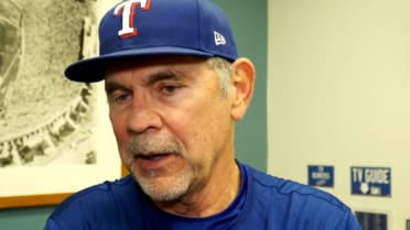 Bruce Bochy discusses the Rangers' 3-2 win
