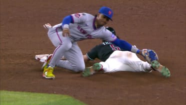 Lindor makes a great tag for the out, call stands