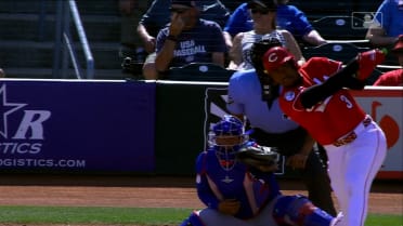 Ke'Bryan Hayes pega doble barre bases