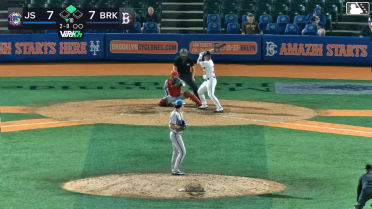 Daiverson Gutierrez singles on a sharp line drive to left fielder Tyler Miller. John Bay scores.
