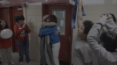 Yankees unveil sensory room at Bronx middle school