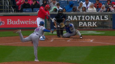 Sean Manaea strikes out James Wood 