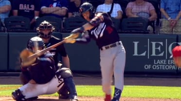 Jake Rucker's first homer of spring
