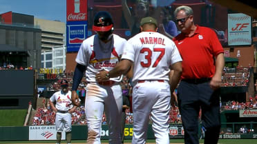 Masyn Winn leaves with injury in the 7th