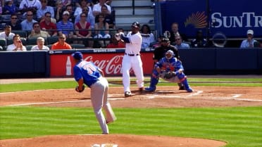 Jason Heyward makes his Braves debut in 2010
