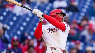 James Wood singles leading off the 1st