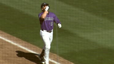 Hunter Goodman's first home run of the spring
