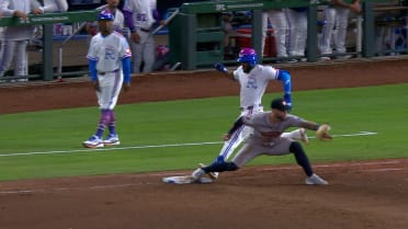 Jeremy Peña nabs Starling Marte, call stands 