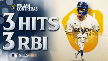 William Contreras' three-hit, three-RBI game