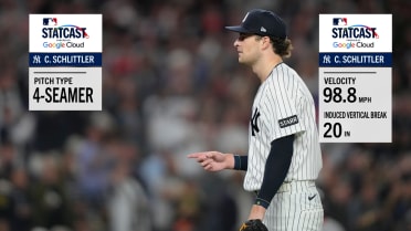 Los mejores ponches de Cam Schlittler en el Juego 1