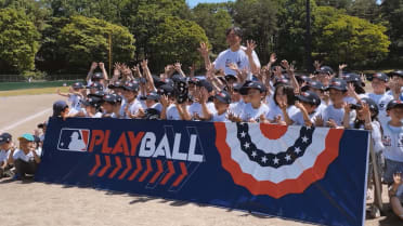 Play Ball event hosted by Hideki Matsui in Ishikawa