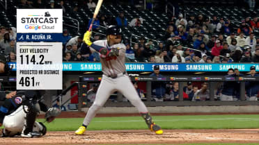 Ronald Acuña Jr. crushes a 461-foot home run