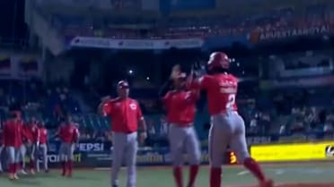 Luisangel Acuña's four-home run game