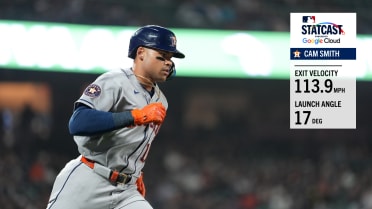 HR del empate de Cam Smith vuela a 113.9 mph  