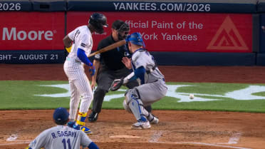 Jasson Domínguez scores on a passed ball 