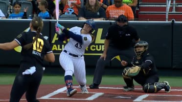 Megan Grant's solo home run in AUSL All-Star Cup