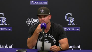 Warren Schaeffer discusses the Rockies' 8-1 win
