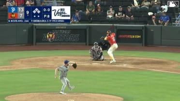 Henry Bolte homers (12) on a line drive to right center field.