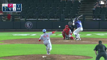 Jace Avina homers (17) on a line drive to right field. Owen Cobb scores. Jackson Castillo scores.