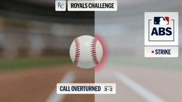 Ball 4 call overturned after Royals' ABS challenge